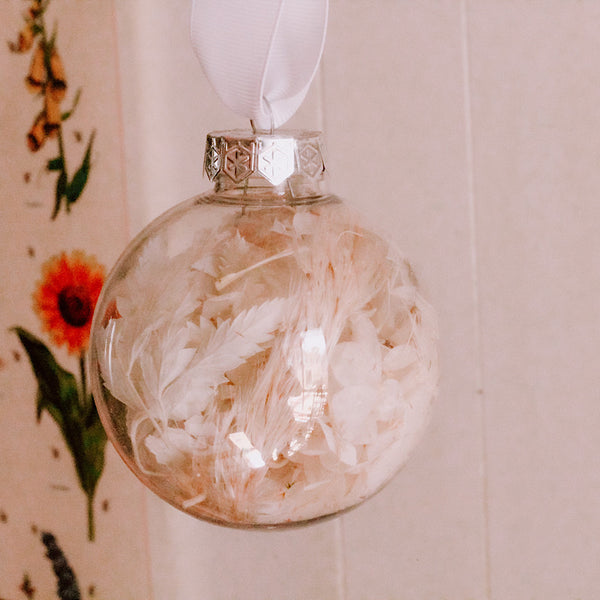 Dried Flower Christmas Bauble