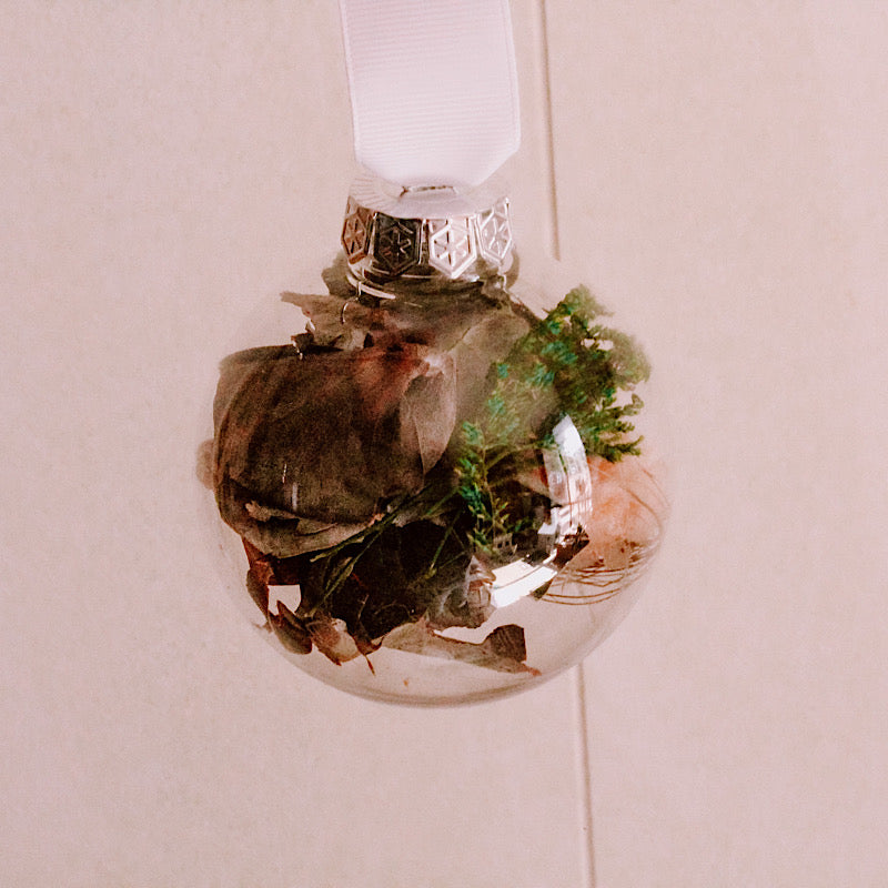 Dried Flower Christmas Bauble