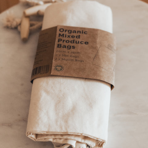 Organic Mixed Produce Bags (Set of 4)